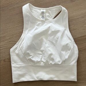 lululemon athletica Cream Sports Bra